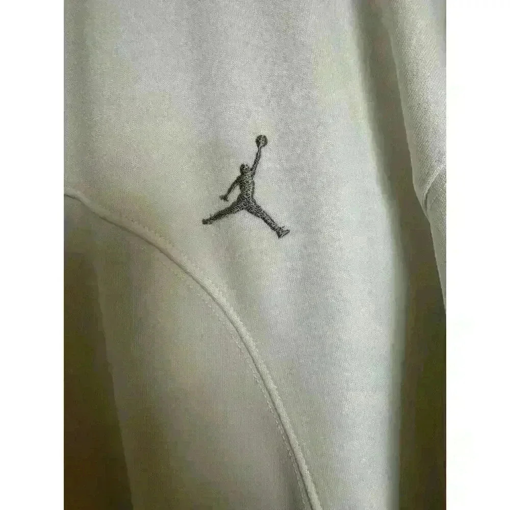 Nike Air Jordan Jumpman Jacket Full Zipper Men’s XL White With Blue Trim Track - Picture 5 of 15
